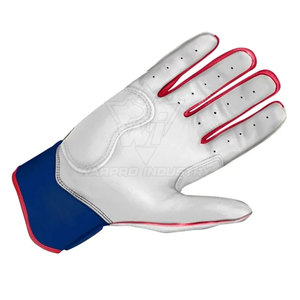 Breathable Airflow <b>Baseball</b> Batting <b>Gloves</b> With Flexible Build Adjustable Wrist Strap And Durable Palm Grip For Team Practice - Product Image 3