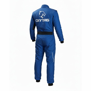 Combinaison de karting personnalisée, uniforme professionnel de karting, combinaison de course bleue Go Kart F1, équipement de sport automobile respirant et performant - Product Image 6