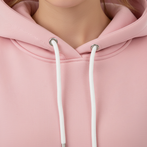 OEM ODM Survêtement d'hiver pour femmes, surdimensionné, uni, respirant, 100% coton, impression de logo personnalisée disponible, streetwear, 2 pièces - Product Image 4