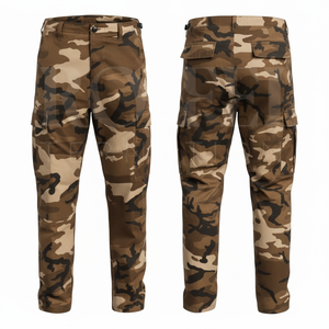 Multi Purpose Custom Design <b>Camouflage</b> <b>Cargo</b> Pants Lightweight Cotton New Style Multi Pocket Slim Fitted Outdoor Trousers Pants - Product Image 5