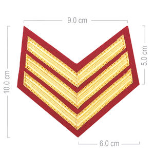 Chevrons de qualité supérieure fabriqués au Pakistan, prix de gros, taille personnalisée, chevrons à rayures différentes - Product Image 2