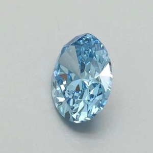 Diamante Azul Ovalado de Corte Elegante, Cultivado en Laboratorio, Certificado por IGI, Piedra Sintética para Anillo de Compromiso o Colgante Personalizado, de 1 a 5 Quilates - Product Image 3