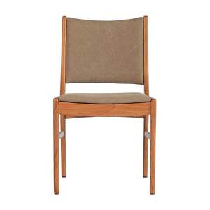 Silla de Comedor de Madera de Teca Premium con Tapicería de Tela – Muebles Contemporáneos para Restaurantes, Cafés y Hoteles para Exportación al por Mayor - Product Image 4