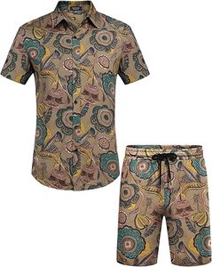 Ensemble de jogging pour hommes, été, tricoté, brodé, 100% coton, séchage rapide, manches courtes, logo personnalisé, ensemble chemise et short - Product Image 2