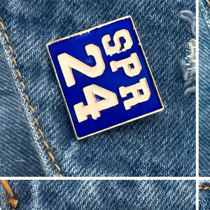 Pin de Solapa SPR 25, Broche de Esmalte Sigma Gamma Rho, Pin con Letras Griegas para Mujer, Accesorio Elegante - Product Image 5