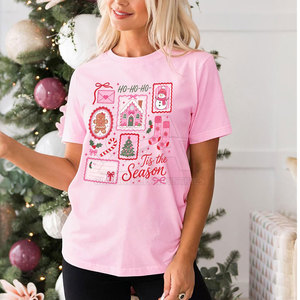 Camiseta Navideña Personalizada con Estampado de Galletas de Jengibre y Costuras Resistentes - Product Image 3