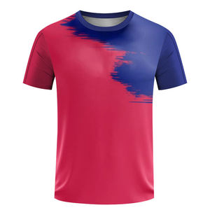 T-shirt de sport pour homme à sublimation, séchage rapide, respirant, en coton, motif galaxie, léger, manches courtes, coupe ample, OEM ODM, vente en gros - Product Image 6