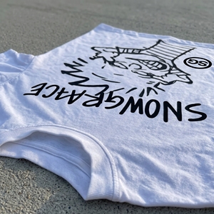 T-shirt blanc à manches courtes pour homme Snowgrace, imprimé dessin animé, col rond, jersey décontracté, coupe régulière, respirant, 100% coton - Product Image 5