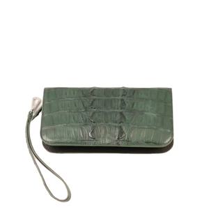 Unisex Luxury Genuine Crocodile <b>Leather</b> Clutch Size 21x11.5cm OEM/ODM Fashion Style Hot Item for Men Women Made in Vietnam - Product Image 1