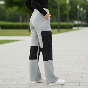 OEM/ODM High Quality Fashionable Vintage Style Heavyweight Cotton Fleece Chemical Wash Eco-Friendly Winter <b>Elastic</b> Waist - Product Image 6