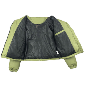 Blouson matelassé à capuche pour homme, en nylon, rembourré de coton, imperméable, respirant, avec fermeture éclair, pour l'hiver, style décontracté, 400g - Product Image 3