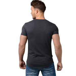 T-shirt en coton 100% tricoté à séchage rapide, best-seller pour hommes, vente en gros, personnalisable, haute qualité, respirant, vêtements décontractés - Product Image 2