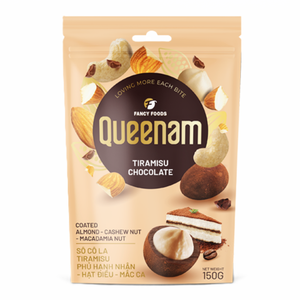 Dragee de Chocolate: ¡Gran Oferta! Fabricación Vietnam Global. Tiramisú con Chocolate, Almendras, Anacardos y Nueces de Macadamia 150G HALAL OEM/ODM - Product Image 1