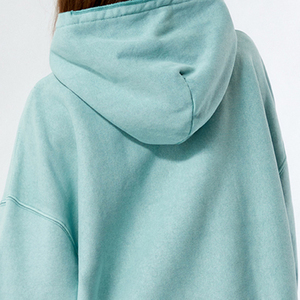 Sweat à capuche oversize en polaire sherpa pour femme avec fermeture éclair, personnalisable, respirant, 100 % polyester pour l'hiver - Product Image 5