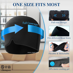 Nueva llegada personalizada compresa fría caliente alivio del dolor Gel cabeza terapia <span class=keywords><strong>migraña</strong></span> sombrero - Product Image 6