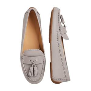 Chaussures pour femmes en cuir de mouton avec doublure en cuir, bout rond, mocassins, fabricant en gros, approvisionnement en vrac - Product Image 6