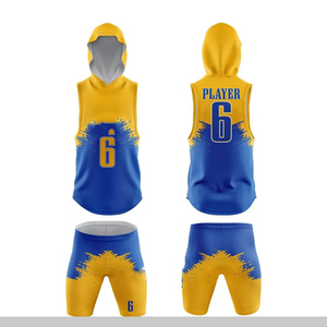 Conjunto de Uniforme de Fútbol 7v7 Personalizado para Adultos con Pantalones Cortos, 100% Poliéster, Sin Mangas, Transpirable, Ligero, con Nombres y Números Personalizados - Product Image 1