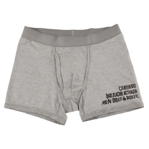 Calzoncillos bóxer de punto elástico suave para hombre, personalizados con estampado de logotipo transpirable - Product Image 3