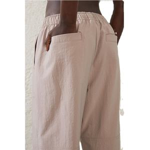Pantalones Cargo de Algodón 100% para Mujer, Estilo Urbano, Alta Calidad, Venta al Por Mayor, Personalizados, Tallas Grandes, Ropa de Trabajo Ligera, Talla Regular - Product Image 4