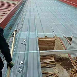 Panneaux de toiture ondulés en PRV de 0,8 mm, 1,0 mm, 1,2 mm, faciles à couper et à plier, surface transparente, largeur personnalisable - Product Image 4