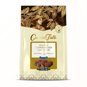 Best Manufacture Wholesale Compound Milk <b>Chocolate</b> Cocoa Button 1KG Cookies Biscuits Bakery HALAL OEM/ODM Service Good Price - Product Image 1