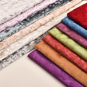 Rollos de Tela de Terciopelo Elástico Tejido en Trama de Varios Colores 2025, Tela de Terciopelo Arrugado Blanco - Product Image 2