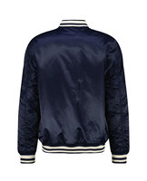 Blouson Bomber de Baseball Sportif en Satin 100% Polyester, Personnalisable en Gros, Respirant, Imperméable et Écologique, pour le Printemps