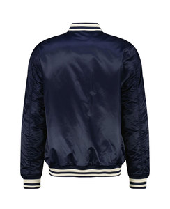 Chaqueta Deportiva de Béisbol Tipo Bomber, 100% Poliéster Satinado, Personalizable al por Mayor, Transpirable, Impermeable, con Bordado - Product Image 3