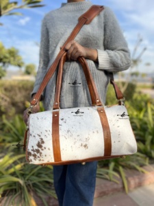 Real Cowhide Leather New Design Luggage <b>Bags</b> Multi Uses Hair on Hide Handmade <b>Bag</b> Unisex Travel <b>Bag</b> Big Size Multi Uses - Product Image 6