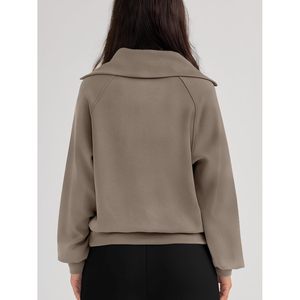 Sudadera Deportiva de Manga Larga con Media Cremallera para Mujer, Ropa Deportiva para Gimnasio, Entrenamiento y Fitness - Product Image 6