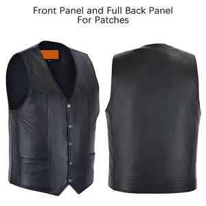 Gilet en cuir respirant pour homme au design unique, nouvelle mode, couleur personnalisée, gilet de moto en cuir véritable à vendre - Product Image 2