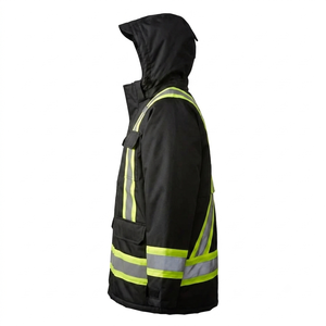 Ropa de Trabajo de Seguridad, Alta Visibilidad, Reflectante, Poliéster Rip-Stop, Uniforme de Trabajo Unisex con Bolsillo, Chaqueta de Seguridad - Product Image 3