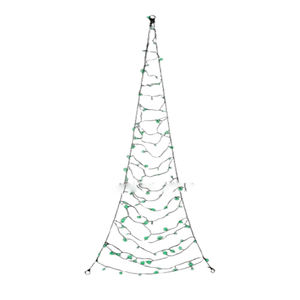 Artículos Navideños de Metal a Precio Accesible, Forma Increíble, Acabado Negro, Iluminación LED, Decoración Metálica, Árboles de Navidad - Product Image 1