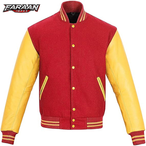 Blouson universitaire professionnel pour homme, personnalisable, haute qualité, coupe ample, classique, tendance, imperméable, nouvelle collection - Product Image 1