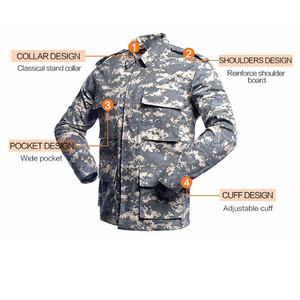 Ensemble de vêtements de chasse respirants sur mesure, uniforme tactique, tenue de chasse pour hommes, chemise à manches longues, camouflage - Product Image 5