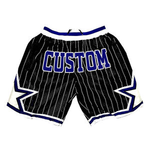 Maillot de basket rétro personnalisé OEM pour homme, style streetwear, en mesh, avec poches, pour équipe, athlétique, vintage - Product Image 5