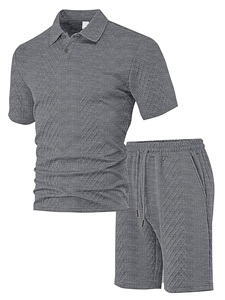 Nouvelle Collection 2026 : Ensemble Décontracté de Luxe pour Homme, 100% Coton, Deux Pièces, Idéal pour l'Automne et l'Été, Parfait pour le Fitness et le Jogging, Prix de Gros - Product Image 2