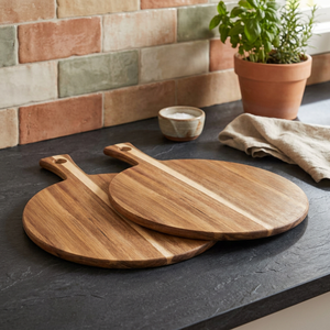 Acacia <b>Wood</b> 1.5cm Thick Cutting Board Handle for Serving Kitchen Chopping Boards Pizza Bread Cheese Charcuterie Fruit Vegetables - Product Image 6