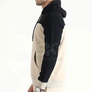Sudadera con Capucha Lisa de Dos Tonos Más Vendida con Servicio OEM, Precio al por Mayor, Sudadera con Capucha Lisa de Dos Tonos 100% Algodón - Product Image 3