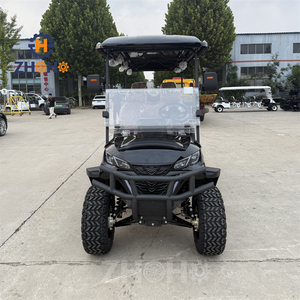 Voiturette <span class=keywords><strong>de</strong></span> golf électrique tout-terrain à 6 places avec cadre en <span class=keywords><strong>aluminium</strong></span>, adaptée aux plages, aux terrains <span class=keywords><strong>de</strong></span> golf et aux parcs - Product Image 3