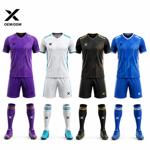 Tenue complète de football X Men, en polyester sublimé, maille respirante, anti-transpiration, vêtements de sport, plusieurs options de couleurs - Product Image 1