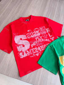 Camiseta de alta calidad con estampado DTG de logotipo personalizado multicolor para hombre - Product Image 3