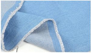 Women's Light Blue <b>Cropped</b> <b>Denim</b> <b>Jacket</b> With Button Closure Distressed Wash Casual Style Spring Wear - Product Image 2