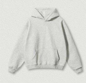 Customized Men New Arrival Fashion Blank Hoodies Weighted Hoodie Solid 100% Cotton Oversized Pullover <b>Dropshipping</b> Heavy Weight - Product Image 6