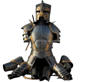 ชุดเกราะเหล็กสไตล์อัศวิน Moria dwarven ของ Moria เกราะเต็มตัวพร้อม cuirass pauldrons Bracers หมวกกันน็อค greaves-คอสเพลย์เต็มตัว - Product Image 1