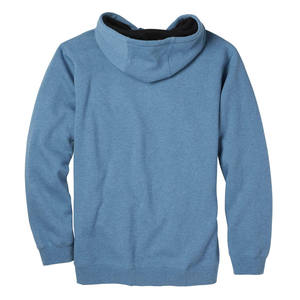 Sweat-shirt à capuche pour homme, imprimé cerf de la forêt, bleu, mélange coton et polyester, vêtement d'automne - Product Image 5