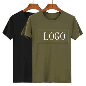 เสื้อยืดคอกลมผ้าคอตตอน/โพลีเอสเตอร์ พิมพ์โลโก้และสีตามสั่ง สำหรับผู้ชาย ใส่ได้ทุกวันในช่วงฤดูร้อน ราคาถูก ทรงปกติ แขนสั้น - Product Image 1