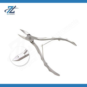 Sharp Curved Eagle Nose <b>Nail</b> Nipper Stainless Steel Wide Jaw Ingrown Fingernail Cutter Dead Skin Remover <b>Tool</b> Made in Pakistan - Product Image 4