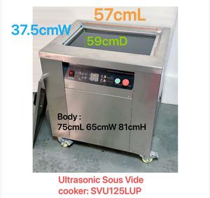 Olla de cocción lenta ultrasónica de 125L para producción en masa con calor uniforme en todo el tanque, incluye cesta de doble nivel, comercial, para cocción sous vide. - Product Image 3