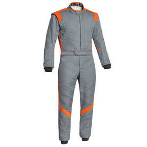 Best Cotton Fabric Rib Elastic Breathable Plus Size Unisex Low MOQ Customized Design Go Kart Racing Suit Training Kart Suit Hot - Product Image 5